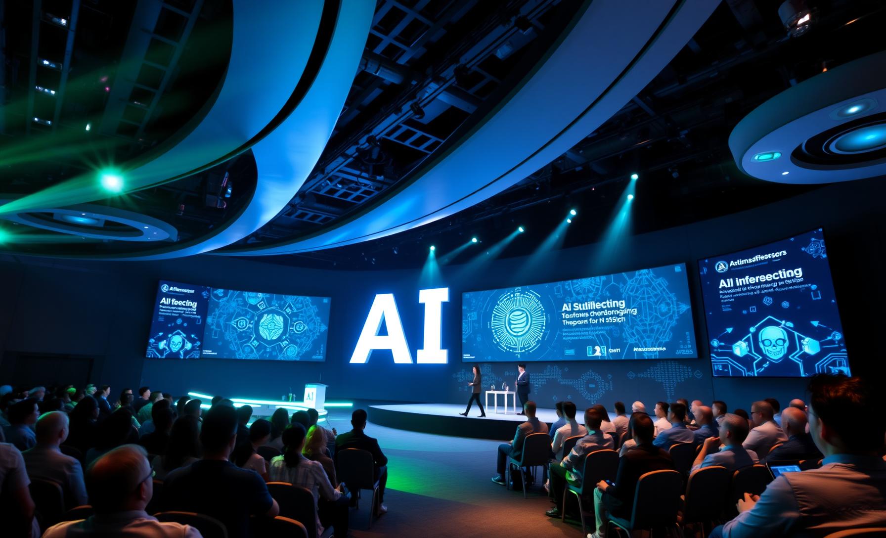 AI Conference Stage
